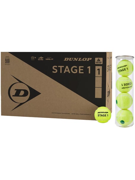 Dunlop Stage 1 Green Tennis 72 Ball Case