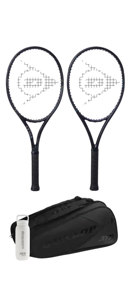 Dunlop SX 300 LTD 300 Pack 2 rackets + 1 bag + 1 Bottle