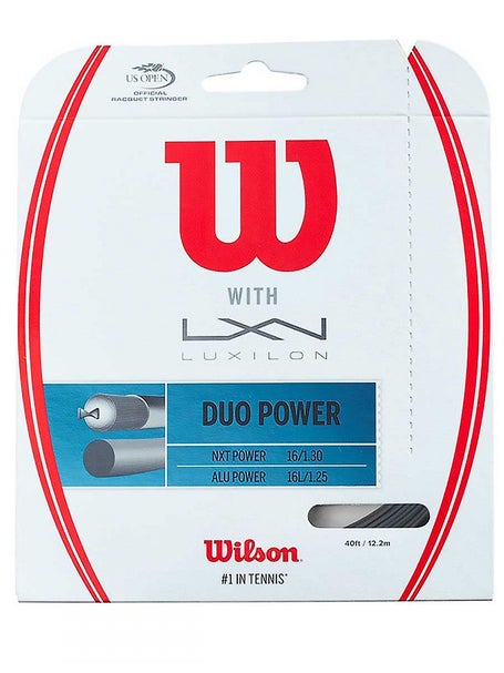 Wilson Duo Power NXT Power + ALU Power Tennissaite 12,2m Set