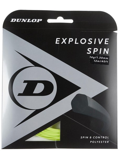 Dunlop Explosive Spin 1.30mm Tennissaite Gelb 12m Set