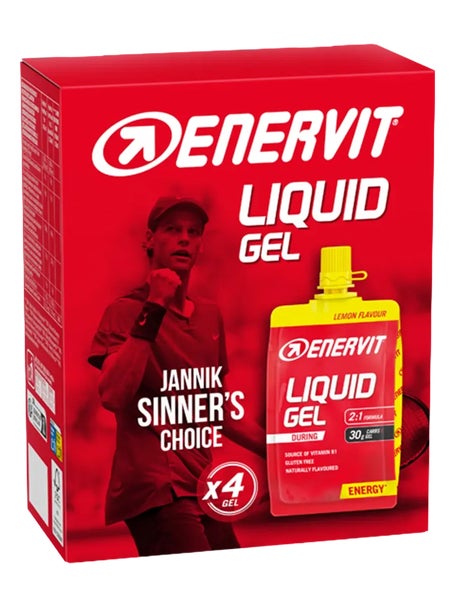 Enervit Liquid Gel Sinner Pack (4x60ml)