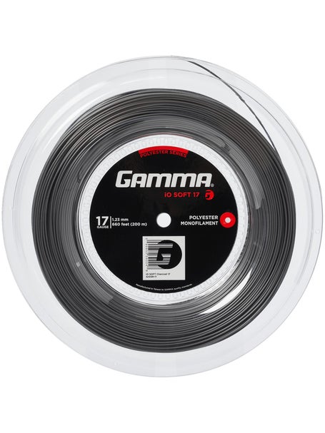 Gamma iO Soft (1.23) 17 String Reel Grey - 200m