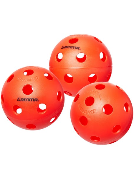 Gamma Pickleball Indoor Red Balls 3-Pack
