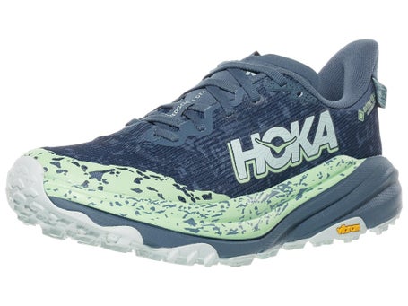HOKA Speedgoat 6 GTX\Womens Shoes\Thunder Cloud/Mint