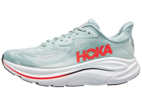 HOKA Clifton 10 Wide\Mens Shoes\Sage/Neon Flame