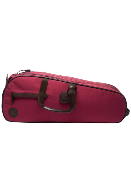 Hildebrand Canvas Tennis Racket Bag Burgundy
