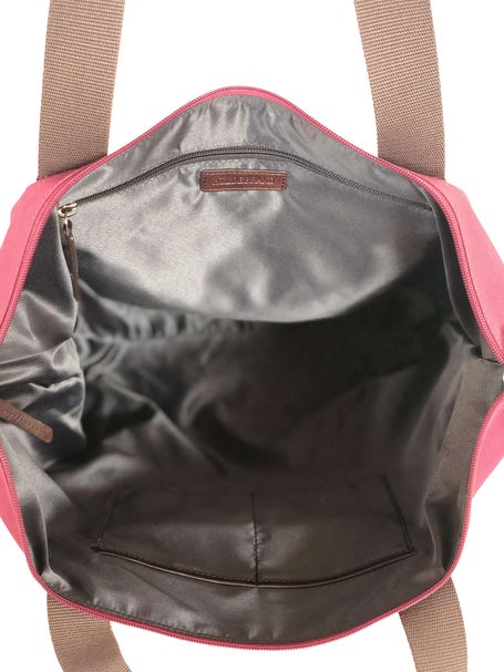 Hildebrand Canvas Tennis Tote Bag Burgundy