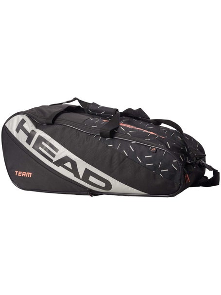 Head Elite Team Racket Bag L (9R) Black/Orange