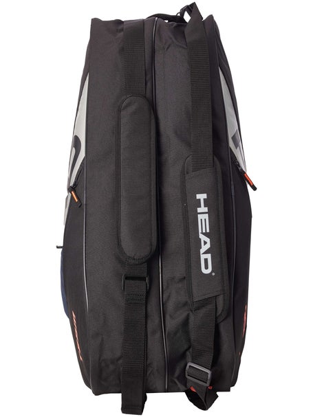 Head Elite Team Racket Bag L (9R) Black/Orange