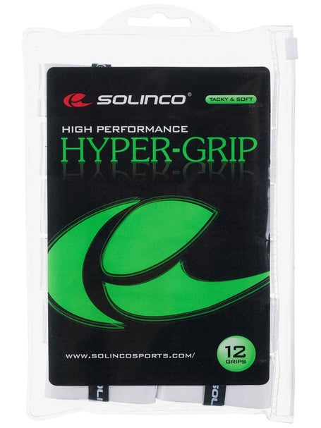 12 surgrips Solinco Hyper Blanc