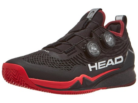HEAD Endure Pro BOA Clay\Black/Red Mens Shoes