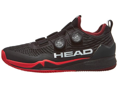 HEAD Endure Pro BOA Clay\Black/Red Mens Shoes