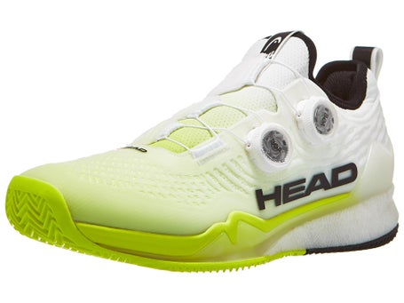Scarpe HEAD Endure Pro BOA Bianco Giallo Uomo TERRA BATTUTA