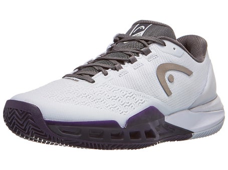 Chaussures Homme HEAD Revolt Pro 5.0 Light Grey Purple Men's Shoes TERRE BATTUE