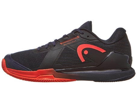HEAD Sprint Pro 4.0 Clay\Dark Blue/Red Mens Shoes