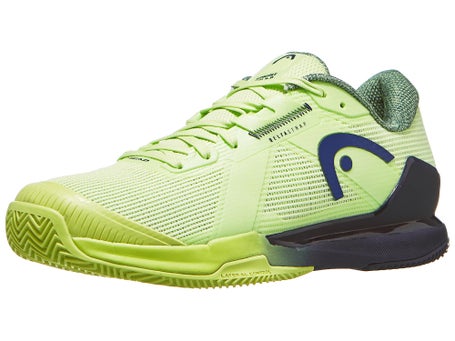 HEAD Sprint Pro 4.0 Clay\Lime/Navy Mens Shoes