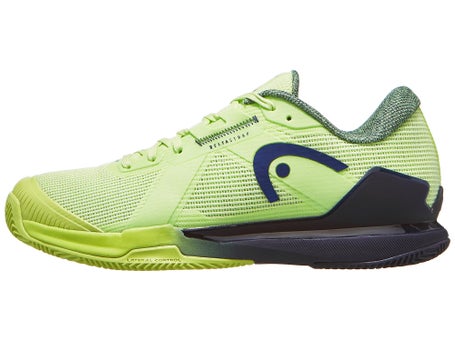 Chaussures Homme HEAD Sprint Pro 4.0 Lime Navy TERRE BATTUE