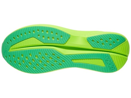 HOKA Mach 6\Mens Shoes\White/Neon Lime 
