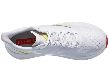 HOKA Mach 6\Mens Shoes\White/Nimbus Cloud