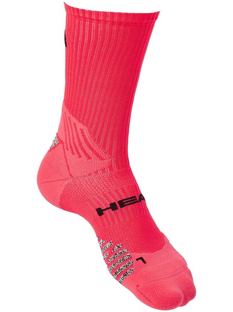 HEAD Padel Crew 1-Pack Socks Fiery Coral