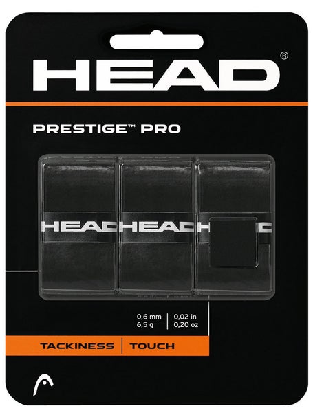 Overgrips HEAD Prestige Pro Negro Pack de 3
