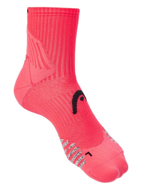 HEAD Padel Quarter 1-Pack Socks Fiery Coral