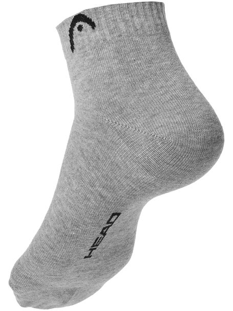 HEAD Training Quarter 3-Pack Socks Grey/White/Black