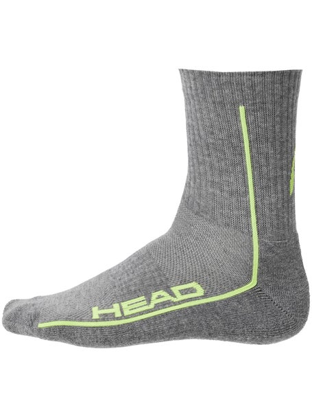 HEAD Performance Short Crew 2-Pack Socks Grey/White