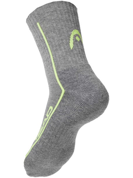 HEAD Performance Short Crew 2-Pack Socks Grey/White