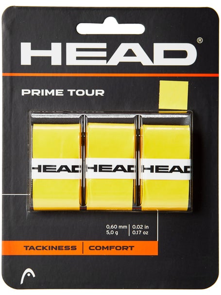 Head Prime Tour Overgrip 3 Pack Yellow