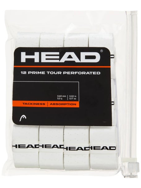 12 Overgrip Head Prime Tour Perforated Bianco