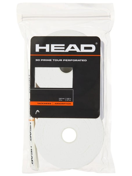 30 Overgrip Head Prime Tour Perforated Bianco