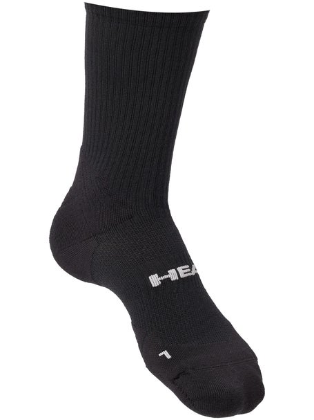 HEAD Tennis Crew 1-Pack Socks Black