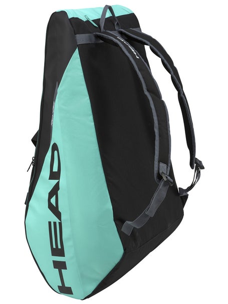 Raquetero HEAD Tour Team - Negro/Menta (9 raquetas)