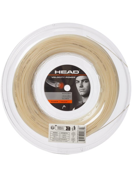 Head Velocity Power 1.30/16 String Reel - 200m Natural
