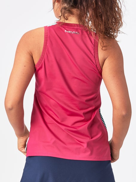 CAMISETA TIRANTES pádel mujer TEAM rojo