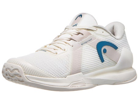 HEAD Sprint Pro 4.0 AC\Chalk White/Blue Womens Shoe