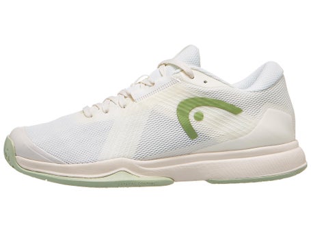 HEAD Sprint Team 4.0 AC\Chalk White/Green Womens Shoe