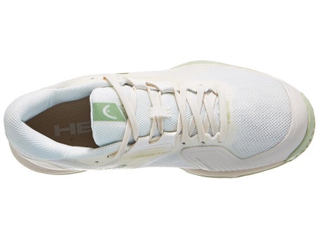 HEAD Sprint Team 4.0 AC\Chalk White/Green Womens Shoe