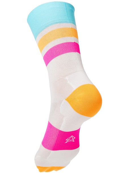 Incylence UL High Cut Tracks Cyan/Pink Socks