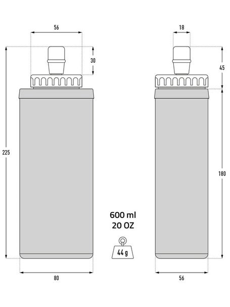 Instinct Hydra Cell 600 ml Soft Flask