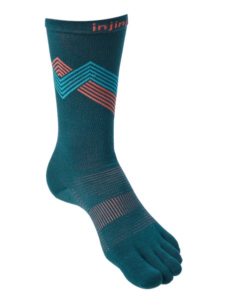 Injinji Unisex Run Lightweight Crew CoolMax socks