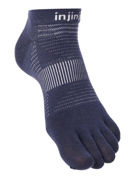 Injinji Unisex R CoolMax Lightweight No-Show Sock Tennis