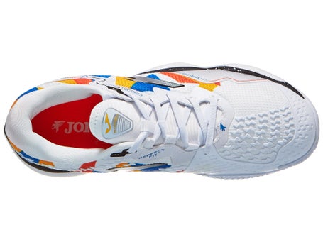 Joma Padel Smash\White/Orange Mens Shoes