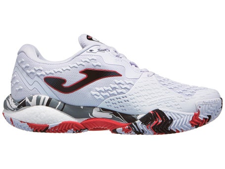 Joma Padel Smash\White/Black/Red Mens Shoes
