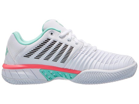 K Swiss Express Light 3 SANDPLATZ Damenschuh Weiß Mint Pink