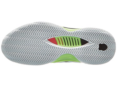 KSwiss Hypercourt Supreme 2 Clay\Wh/Blk/Grn Mens Shoes