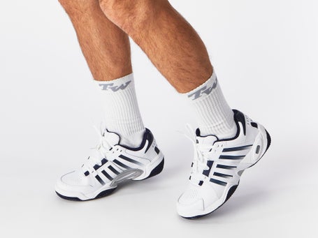 K Swiss Accomplish IV Herren Tennisschuh Weiß Peacoat Silber