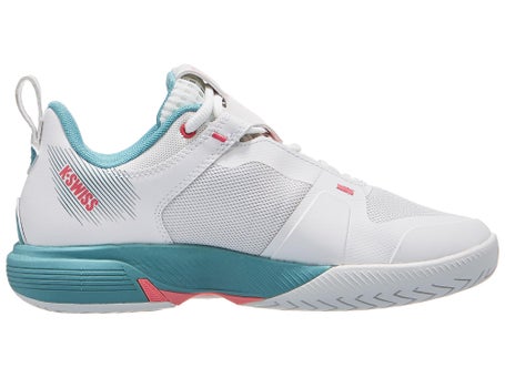 K-Swiss Ultrashot Team AC\White/Aqua Womens Shoe