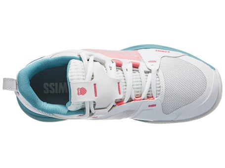 K-Swiss Ultrashot Team AC\White/Aqua Womens Shoe